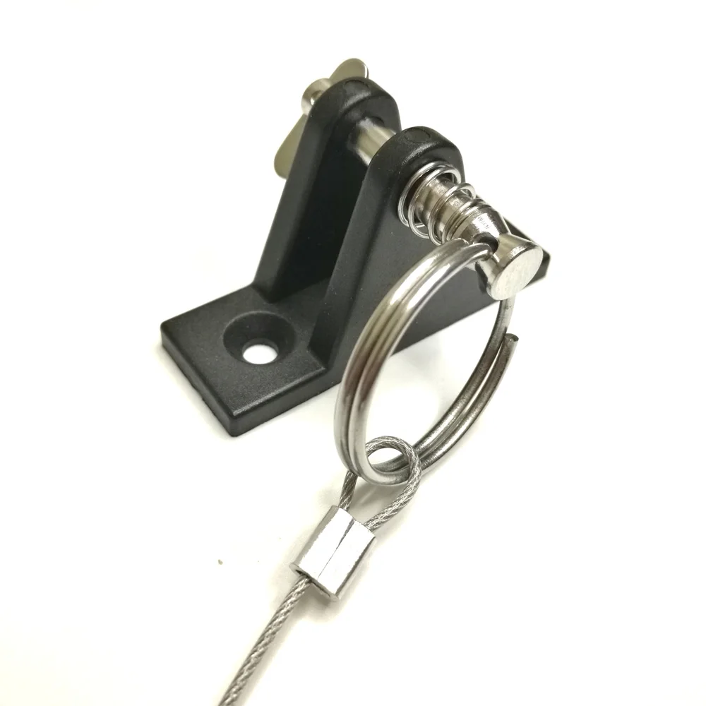 Trilho De Deslize De Caiaque Com Cordão De Pino Inoxidável Sistema De Liberação Rápida Dobradiça De Baralho De Nylon Barco Marinho Bimini Top