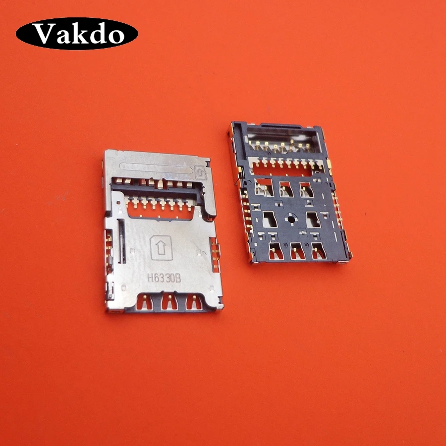 1 pc Voor LG V10 H960A H968 H900 H901 VS990 V20 K10 K420N Sim-kaart SD TF Lade Slot houder Socket Reader connector