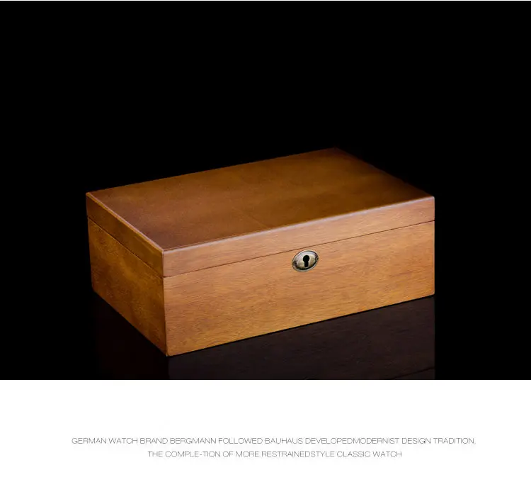 New Wood Watch Box Organizer Wooden Watch Case Storage Box For Men Luxury Solid Watch Holder Gift Box 시계박스케이스