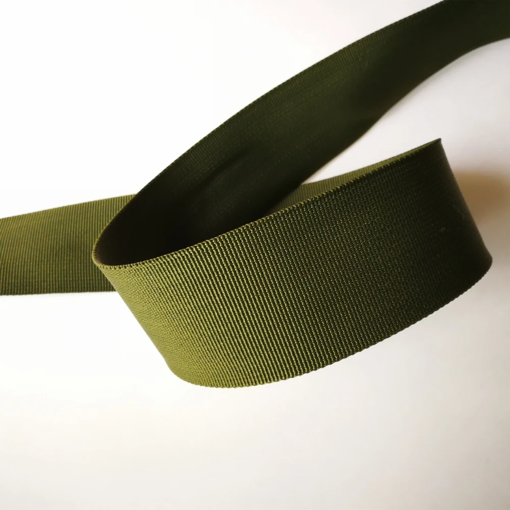 

100 Yards/Lot Thickened PP Webbing 5cm Wide Schoolbag Shoulder Strap Military Green Safety Belt