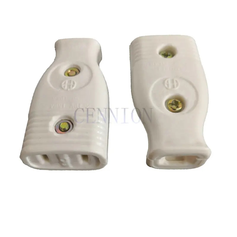 US Extension 2 Pin Copper Power Plug Socket for connect Wire Use in the USA Mexico Canada Phillipines