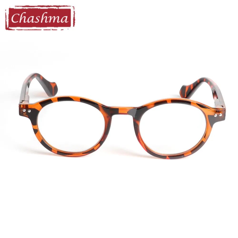 Chashma Retro Style Optical Glasses High Quality Eyewear Vintage Leopard Frame Round Reading Glasses