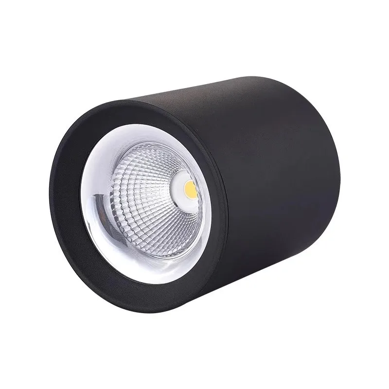 10W Superfície Montada Teto LEVOU Downlight de Alumínio de Alta Qualidade LEVOU Corpo Branco Preto 10 85-265V W para a Loja Da Melhoria Home