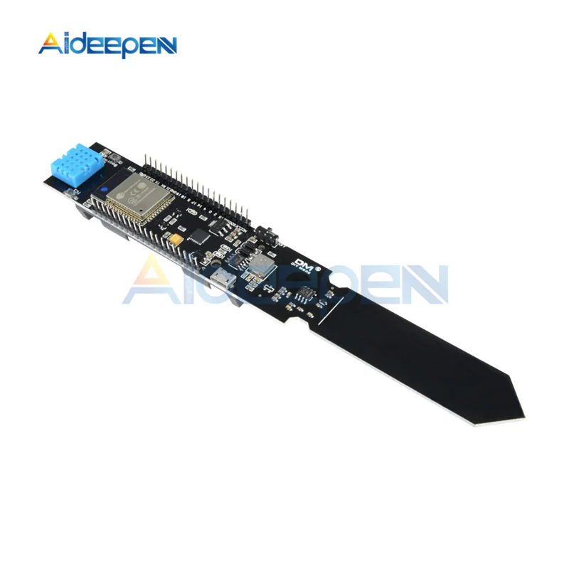 ESP32 DHT11 CP2104 WIFI Bluetoothอุณหภูมิความชื้นความชื้นดินเซนเซอร์ตรวจจับโมดูล18650แบตเตอรี่ShieldสำหรับArduino