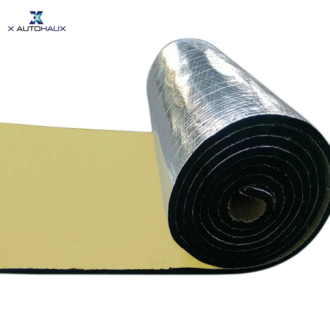 

X Autohaux 5mm Thick 200*50/100cm 300*100cm Heat Sound Deadener Deadening Insulation Aluminum Mat for Car