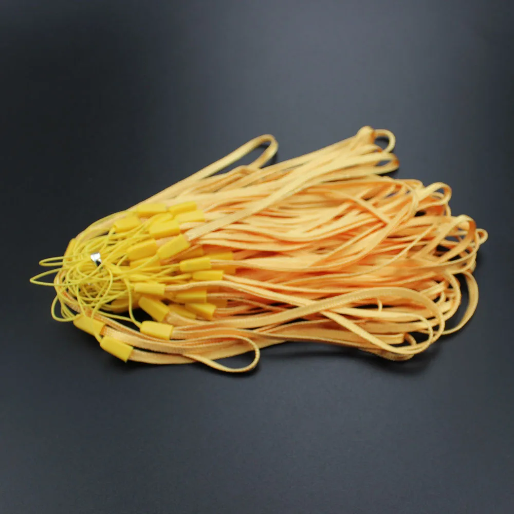 50 Buah Tali Telepon Leher Lanyard untuk Kartu Tanda Pengenal Kunci Gym/Tempat USB Ponsel Tali Gantung DIY Tali Lariat Lanyard