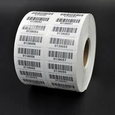 Custom 1000pcs/lot Sticker Printing Barcode EAN UPC bar code labels/serial numbers stickers,HD+any size,Shoe size, LOGO lables