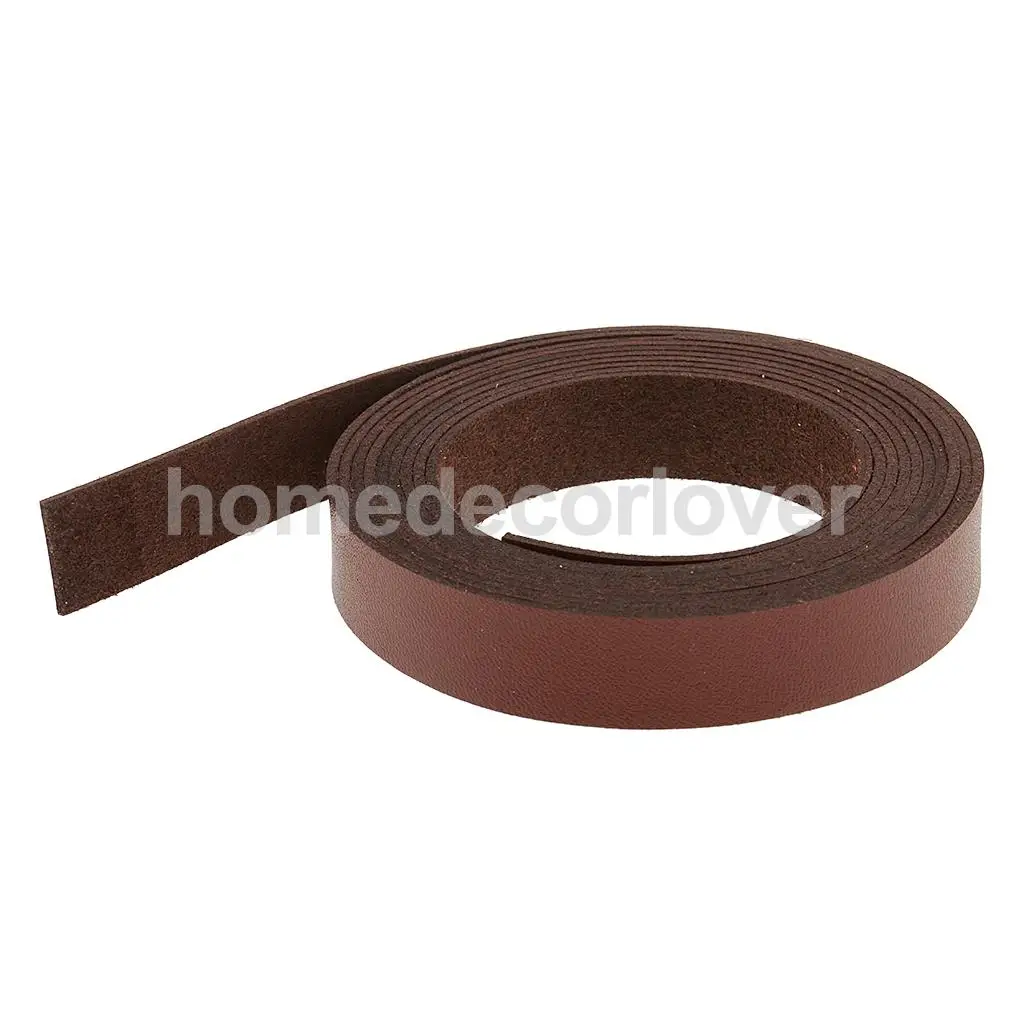 2 Meters Long DIY Leather Crafts Straps Strips 1.5cm Wide Bag Handle Leathercrafts Supplies