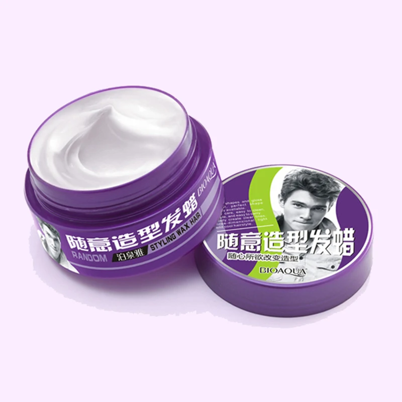 Professional Men Random Styling Pomade Hair Mud Wax Long-lasting Moisturizing Fluffy Easy To Stereotypes Natural Hair Gel 100G