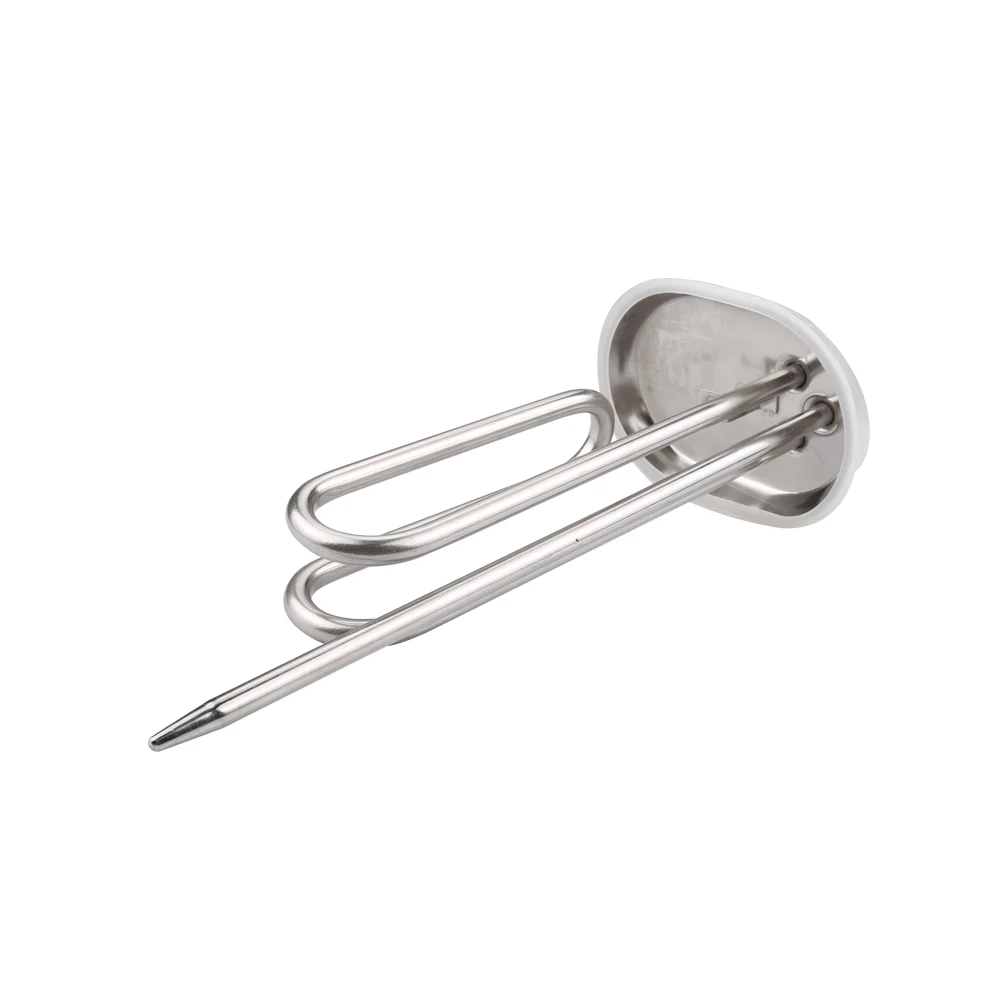 Isuotuo 110mmx80mm Cap 220V 1500W Heating Element for Guizu Water Heater Stainless Steel Electric Heating Tube with 265mm Probe