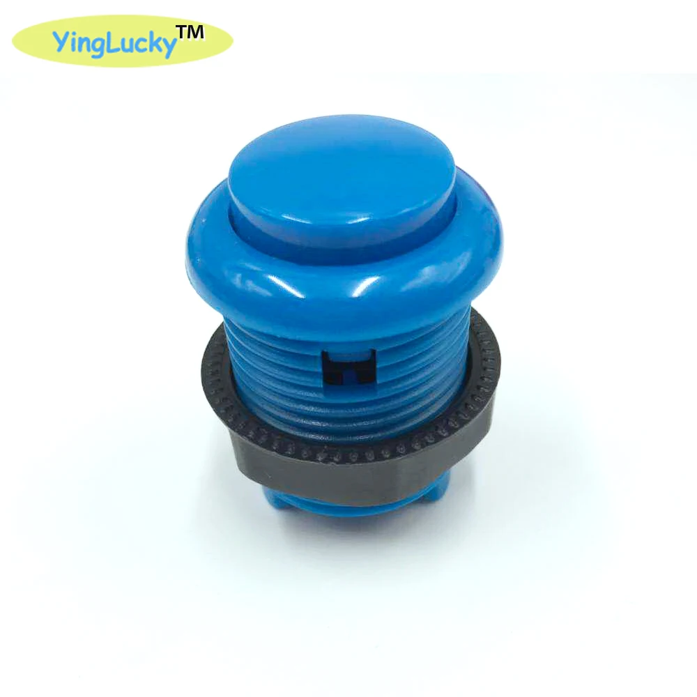 50pcs 1 pack Arcade Buttons Chrome 28mm Nut game Push Button Player Start Buttons Game Accessories Arcade buttons light