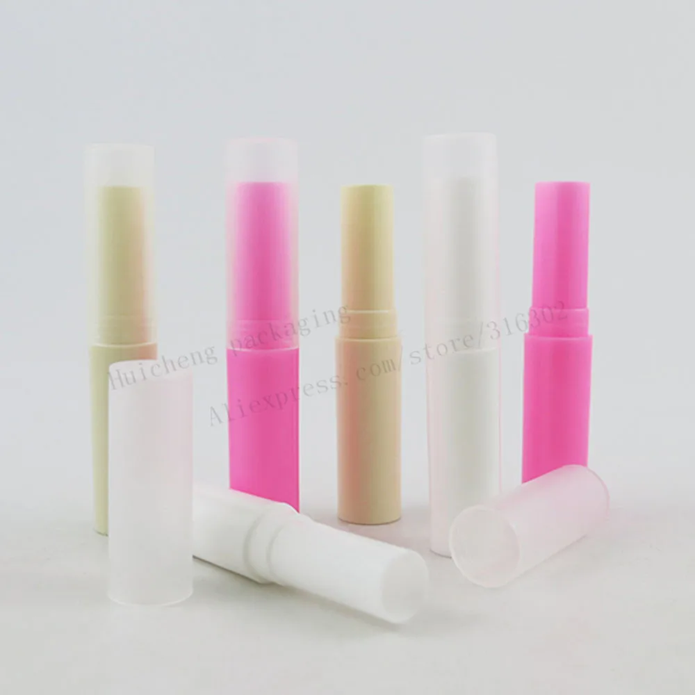 100 stks 4 ml Mini Lippenstift Buizen Lege Lipgloss Flessen met Caps Lippenbalsem Containers voor Cosmetische Monsters
