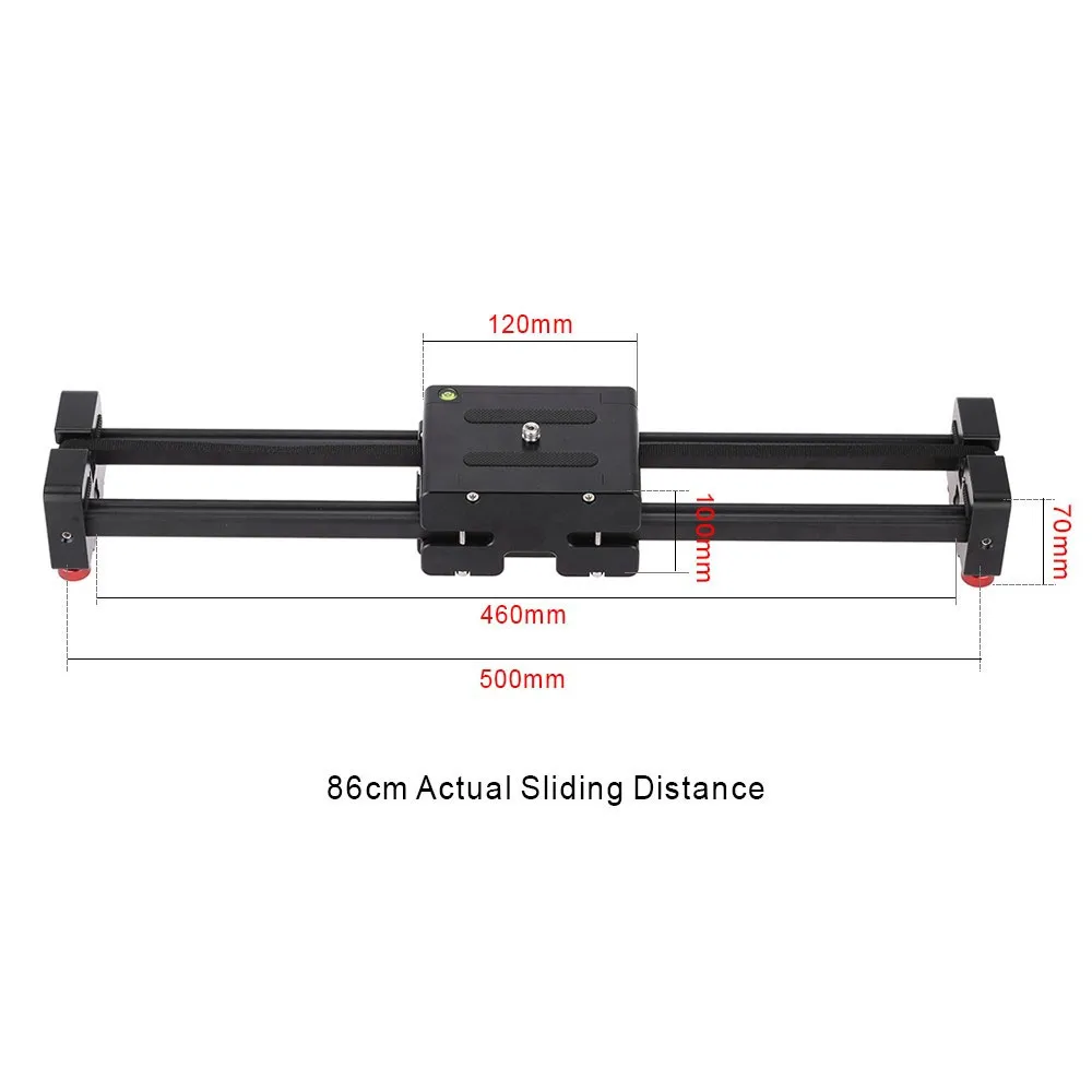 100cm Slider Move Track Rail Stabilizer 86cm Sliding DistanceVideo Slider Follow Focus Rail Carbon Slide DSLR Camera Shooting