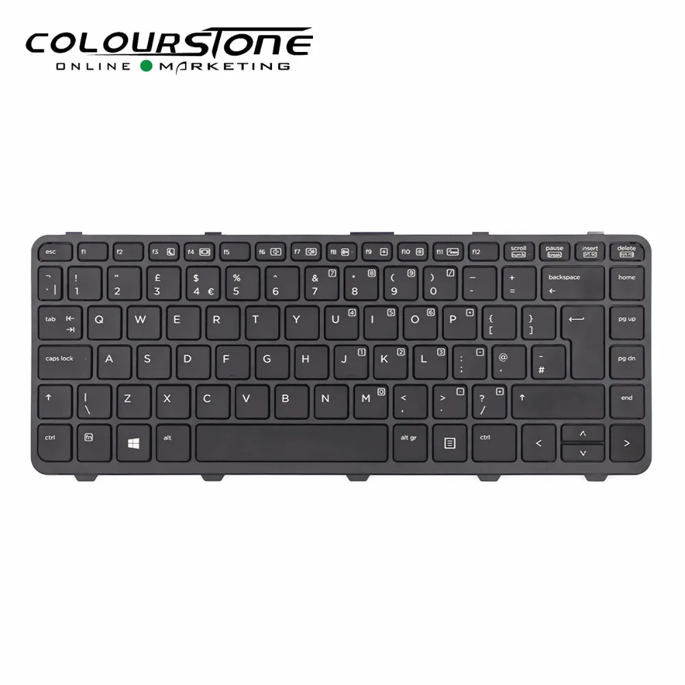 Imagem -06 - Teclado de Laptop 430 g2 uk Teclado Preto com Retroiluminação e Quadro para hp Probook 440 g1 440 g2 445 uk Black