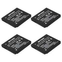 Batmax 4 sztuk dmc-fs28 nca-yn101g dmw-bck7 bck7 akumulator do panasonic lumix dmc dmcfh2 fh4 fh5 fh6 fh25 fh27 fp5 ft30