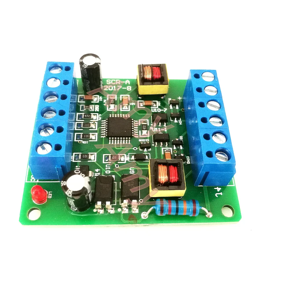 The single-phase SCR trigger board SCR-A can be adjusted with MTC, MTX modules for, temperature regulation, a