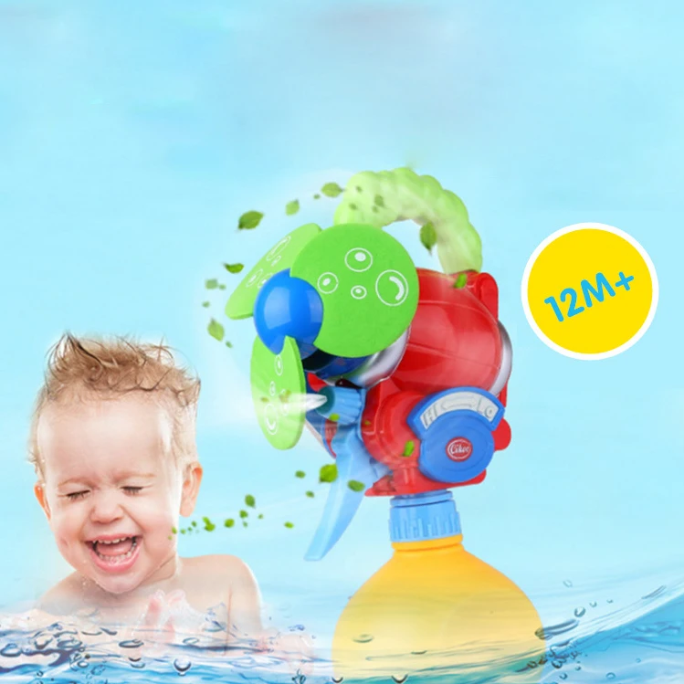 Cikoo creative children mini spray bottle cooling spray fan water pistol toy gun summer outdoor game beach toy gift for kid