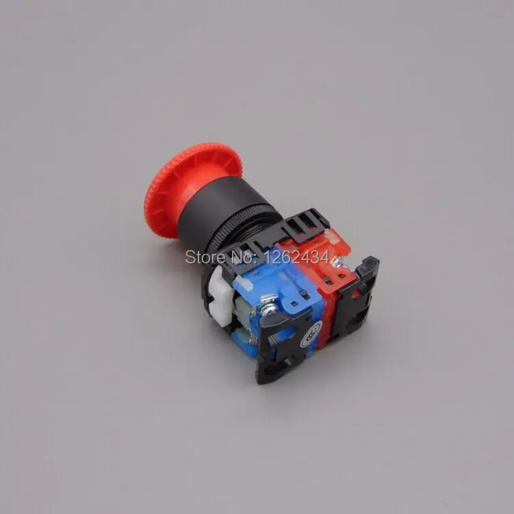 mushroom head emergency stop button switch AR22V2R self-locking button(Mounting aperture:22mm)