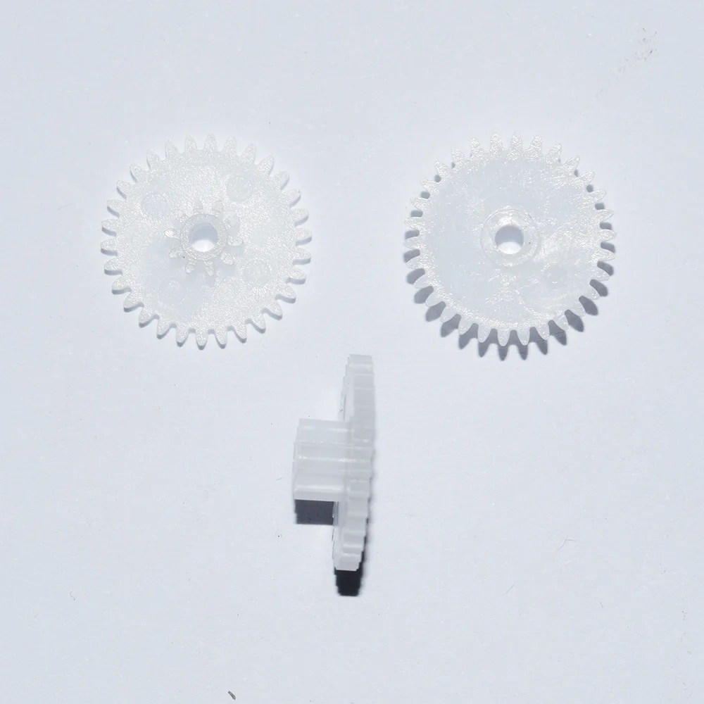 10/100Pcs 30 + 10T 2Mm Gat Plastic Gear 0.5M Od 16 + 6Mm dron Rc Auto Vliegtuig Robot Kinderen Speelgoed Voor Jongens Diy Baby Accessoires GP30102A