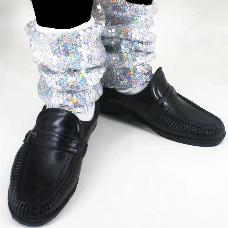 Red Yeallow Silver Sequin Micheal Baggy Ankle Socks Collection Party Dress up Show