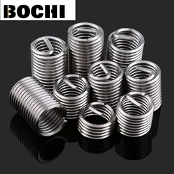 20-50pcs M7/M9/M11*1.0*1D-3D Wire Thread Insert , M7-M11 Screw Bushing , 304 stainless steel Wire Screw Sleeve Thread Repair