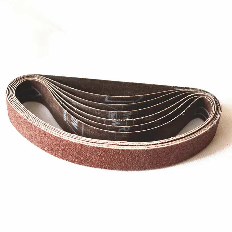 5 pcs 30*533mm Sanding Belts 533*30mm Band Screen With Grit 60 to 600 Soft Cloth For Belt Sander