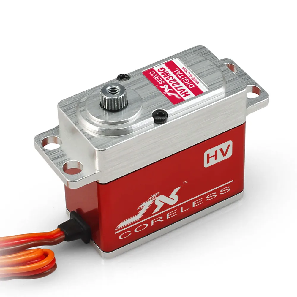 

JX PDI-HV7223MG 23KG High Precision Metal Gear CNC Aluminium Shell high voltage Digital Coreless Standard Servo