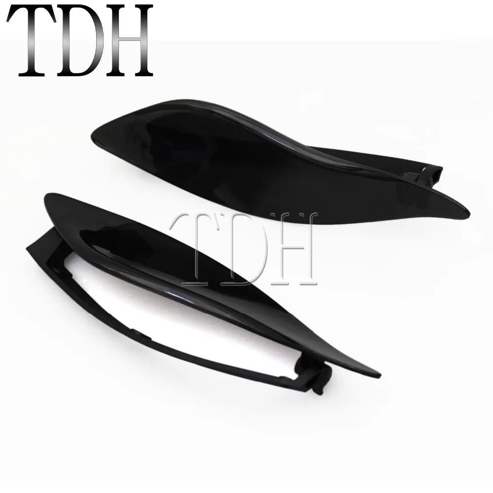 Черные боковые крылья для мотоциклов из АБС-пластика, обтекатель Air дефлекторы ветровые стекла, автомобильный чехол для Хейли Электра стрит три 2014-новее