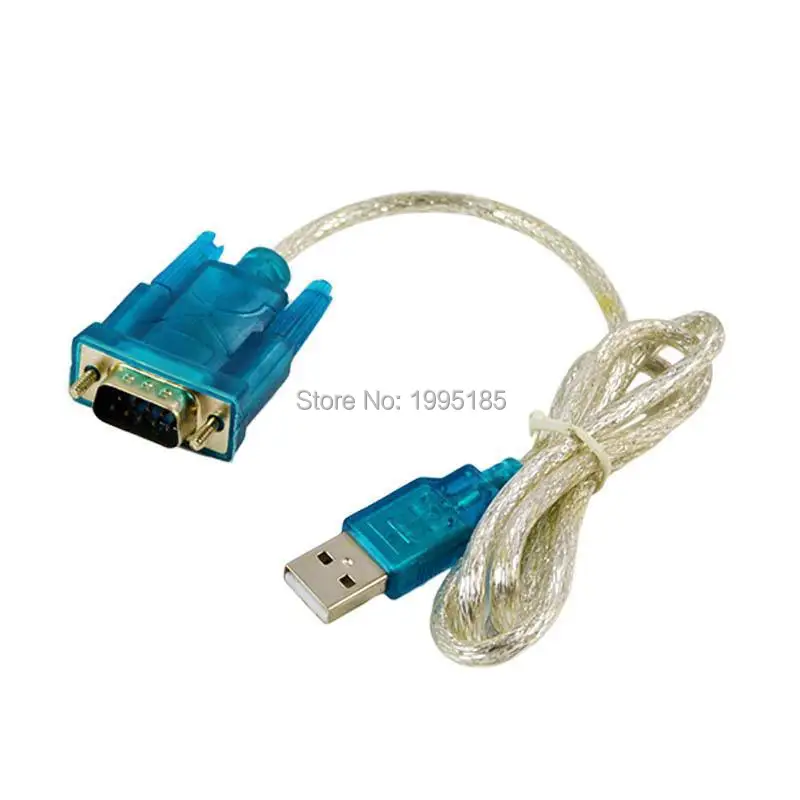 2016 New 1PCS RS-232 HL-340 USB to RS232 HL340 COM Port Serial PDA 9 pin DB9 Cable Adapter Support Windows7 64