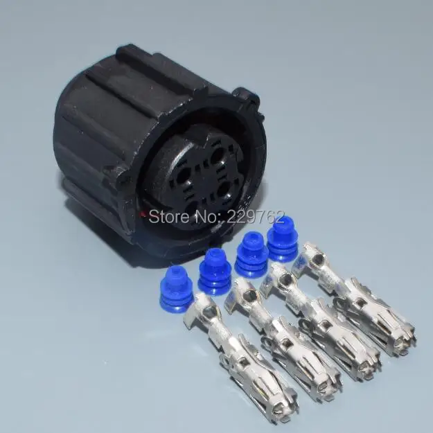 2/100Sets4 pin round waterproof automotive electrical plug 17984.000.002 sealed auto cable connector 17984000002 With terminal