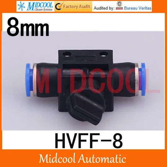 

Free shipping HVFF-8 mini hand valve control valve,Pneumatic components quick connector plastic plugs