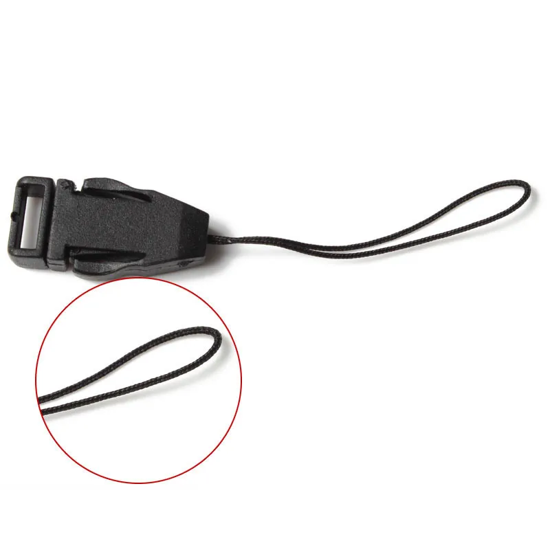 10Pcs Best selling small lanyard diy mobile phone rope accessories plastic hook for U disk polyester lanyard badge card rope