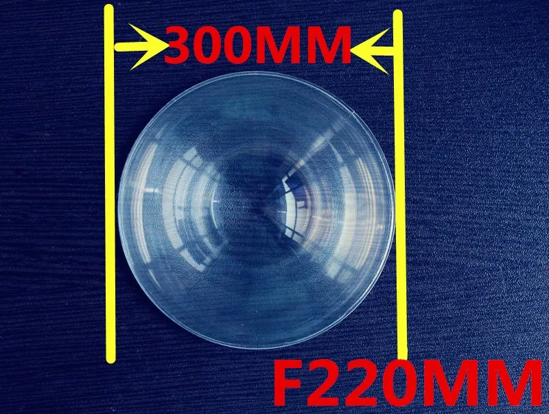 long Focal length 220mm Fresnel lens Diameter 300mm big size Round  Fresnel Lens thickness 2mm circle lens for DIY Free shipping