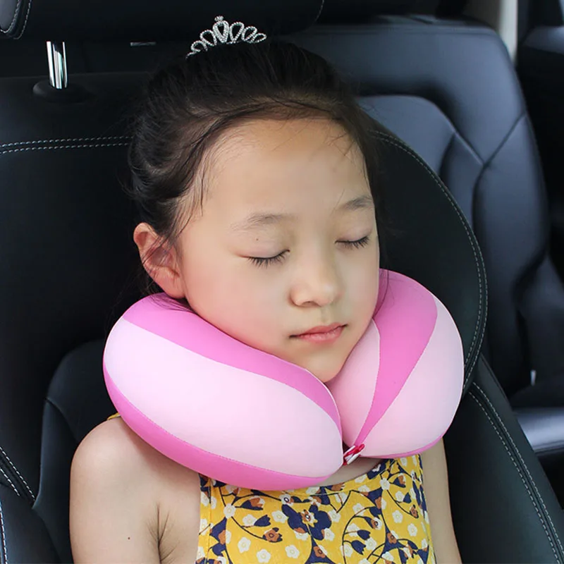 Baby Pillow For Newborns Travel Neck Pillow U-Shape For Car Headrest Air Cushion Children Car Seat Head Support Infant Baby