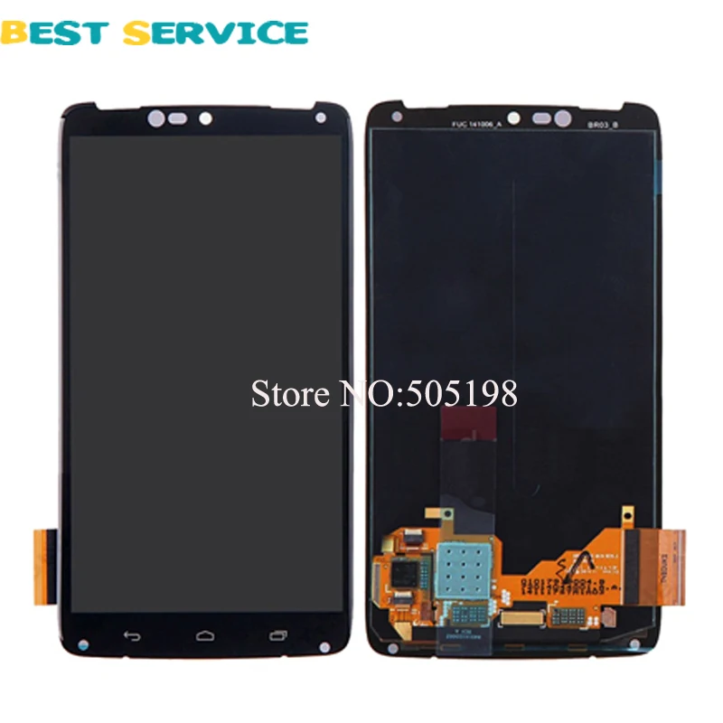 100% Guarantee For Motorola Droid Turbo XT1254 LCD Display with Touch Screen Digitizer Assembly Black Free Shipping