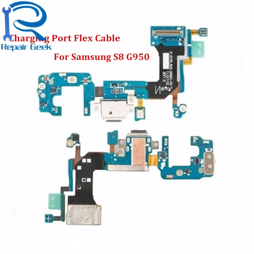 

10pcs/Lot New High Quality For Samsung Galaxy S8 G950U G950F USB Dock Charging Charger Port Flex Cable Replacement Repair Parts