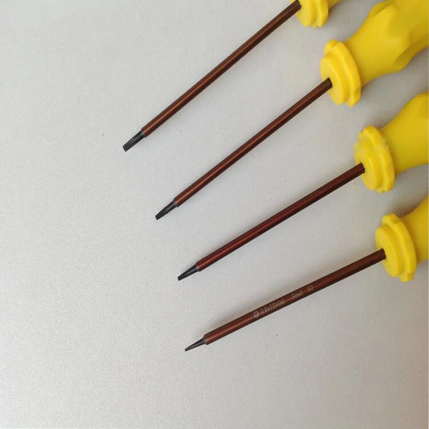 wholesale 1PC 0.8MM\1.2MM\1.5MM\2.0MM star-shaped screwdriver repair disassemble tools for mobile phone