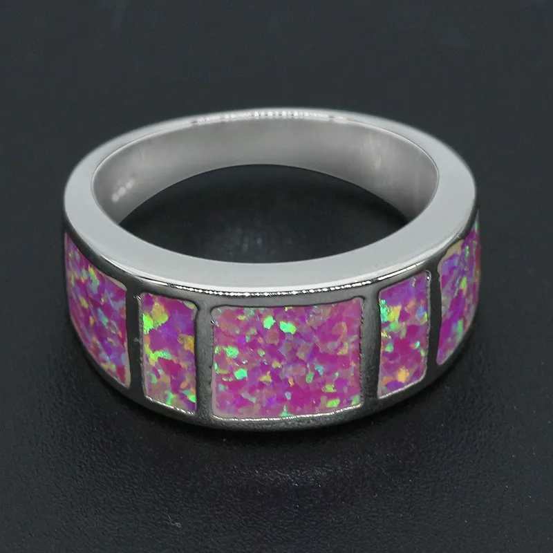 JLR-184  Precious Pink Opal Ring fashion Jewelry For Women Party Accessories Friendship