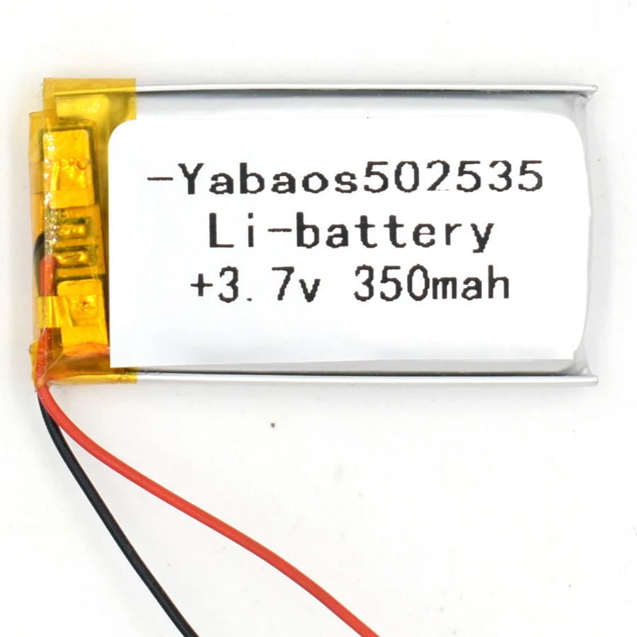 5PCS 3.7V 350 mAh 502035Li-Polymer Rechargeable Battery Li Po ion LI  for GPS Bluetooth MP3 MP4 052035