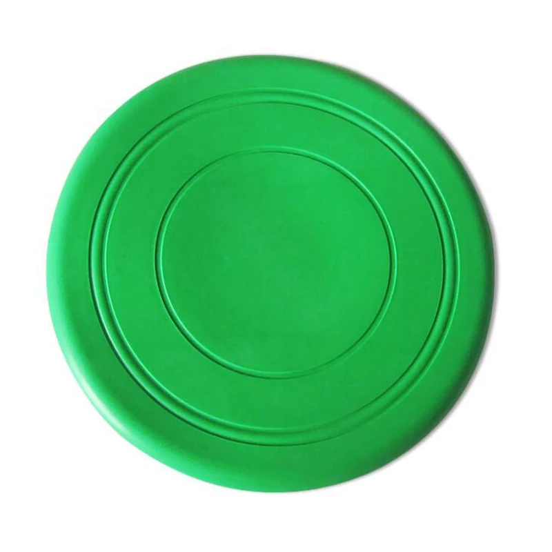 Soft Dog Flying Disc Resistant Chew Rubber Pet Dog Training Flying Saucer 7 Colors Dog Interactive Toys