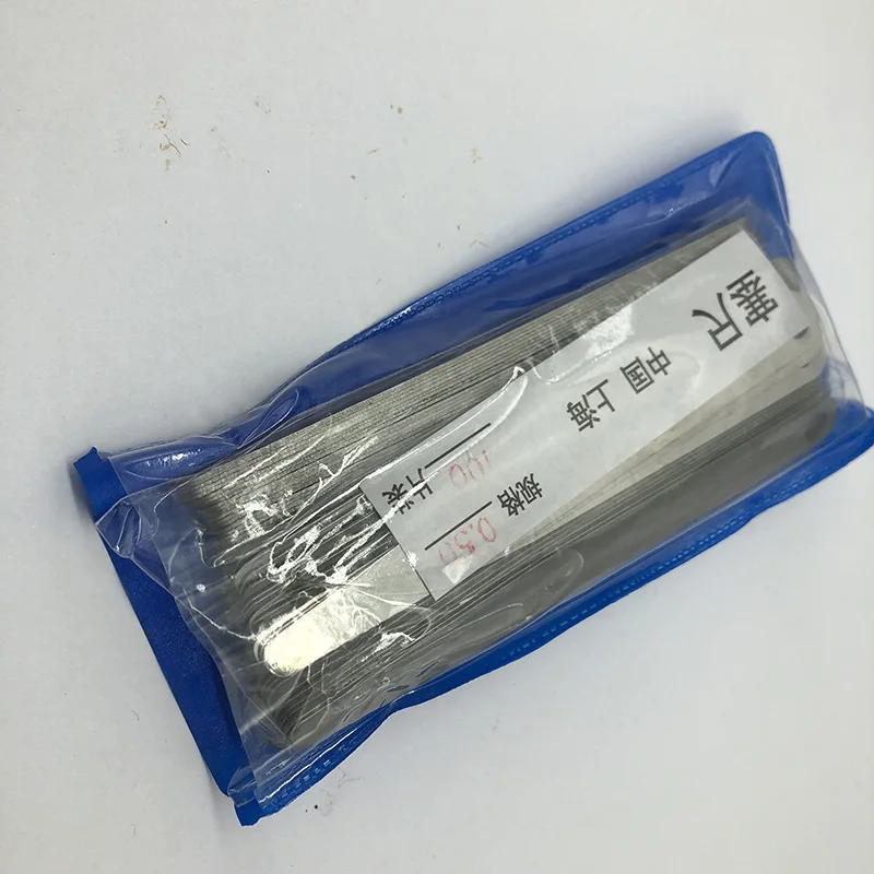 100pcs   Feeler Gauge  0.02-1.00mm Thickness Measurement tool