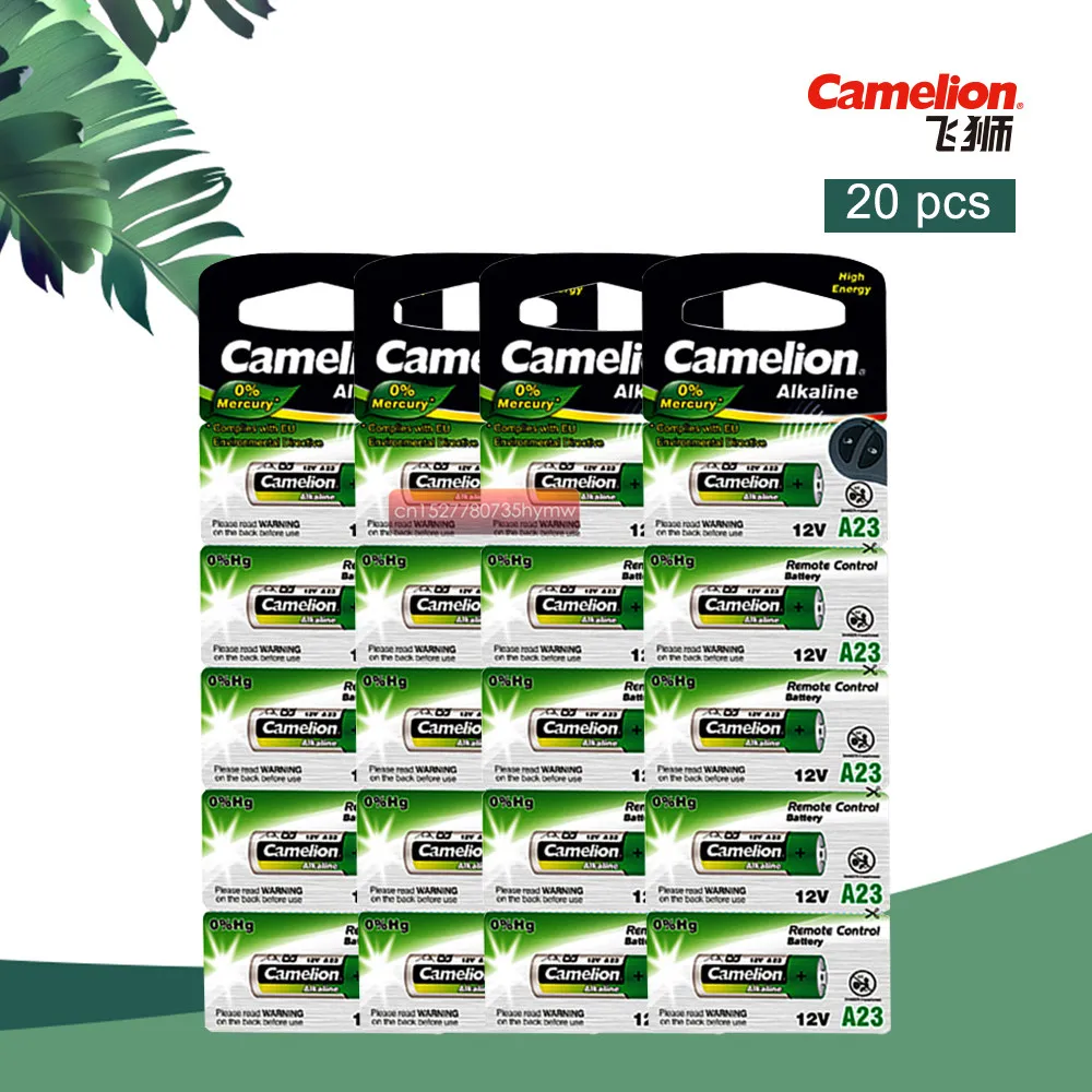 

20pcs New Camelion Alkaline battery 12V 23A 12V 27A 23A 12 V 21/23 A23 E23A MN21 RC control remote controller battery RC Par