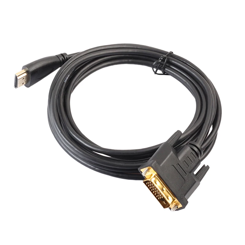 Felkin HDMI-compatibile con DVI cavo DVI-D 24 + 1 Pin cavo 1080P 3D Video convertitore cavo HDMI per DVD LCD HDTV XBOX PS3