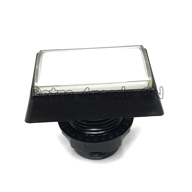 1pcs black circle 33x50 mm rectangle illuminated 12v LED Arcade Push Button with microswitch 5 colors available