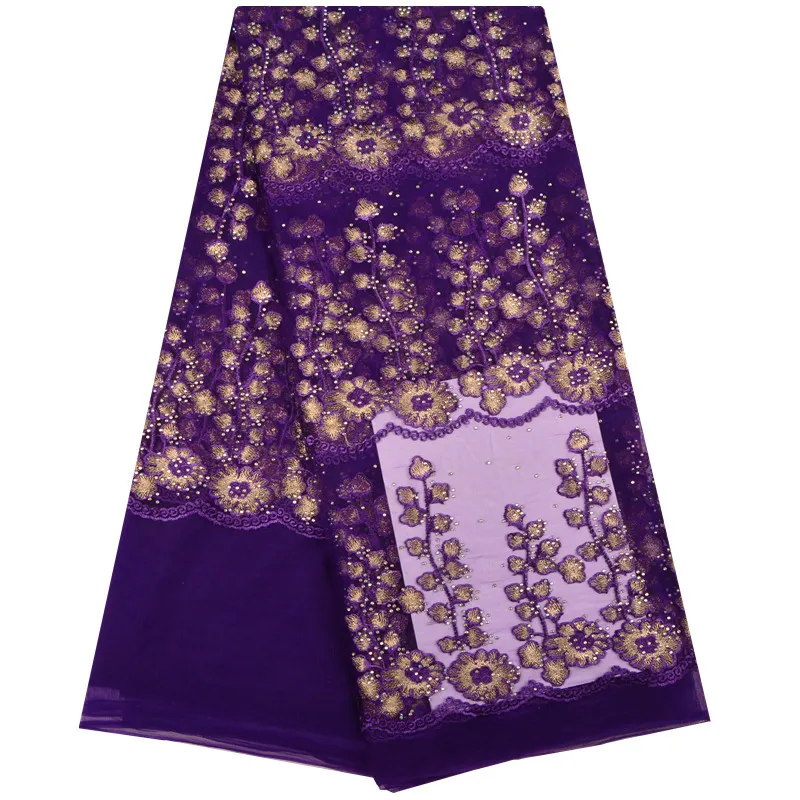 

Tulle Lace Fabric High Quality French Nigerian Party Dresses Embroidery Lace Fabric African Lace Fabrics 1249