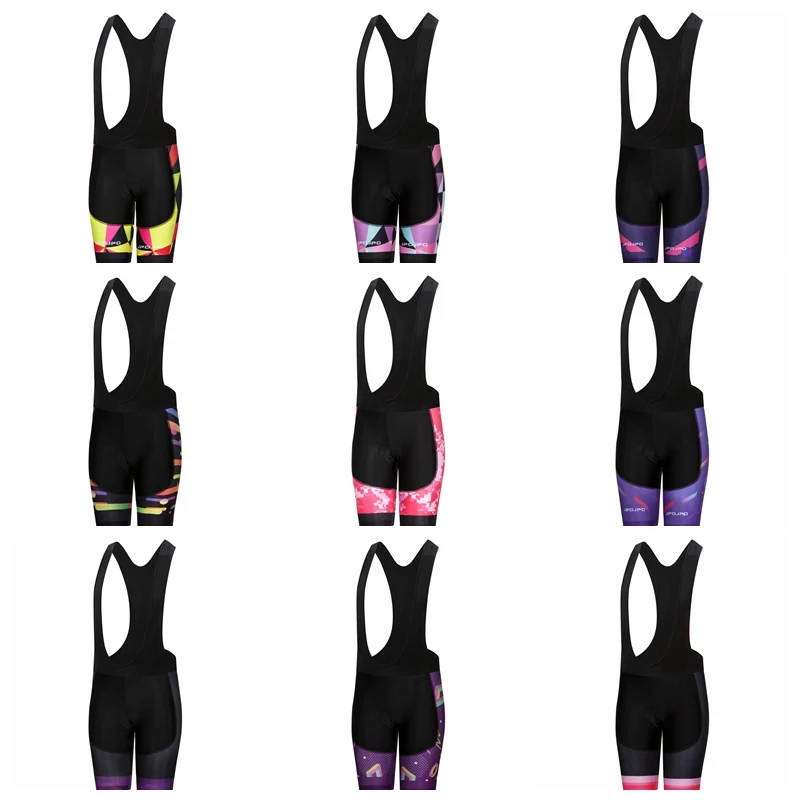 Cycling Bib Shorts Women Bicycle Bib Short Outdoor Wear Bike Bicycle Cycling 3D Padded Riding Bib Shorts Pink Purple Black S-3XL