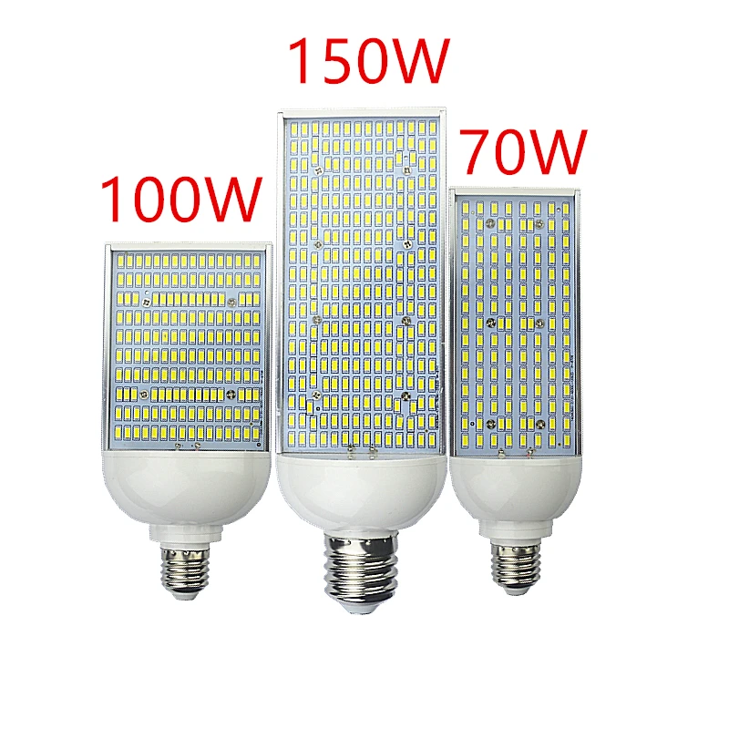 Lampada E26 E27 E39 E40 Corn lamp 70W 100W 150W Horizontal Bulb Aluminum Spot lighting light 85-265V Led Bulbs&Tubes High power