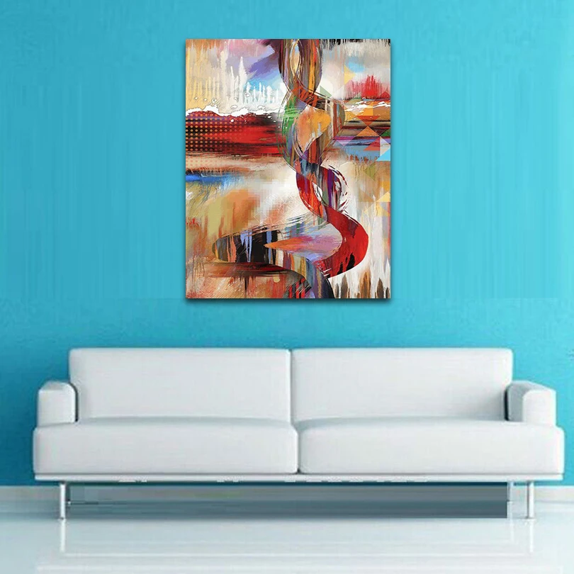 DONGMEI OILPAINTING Hand painted oil painting Home Decor high quality Abstract Art  painting  pictures   Gift    DM190326122