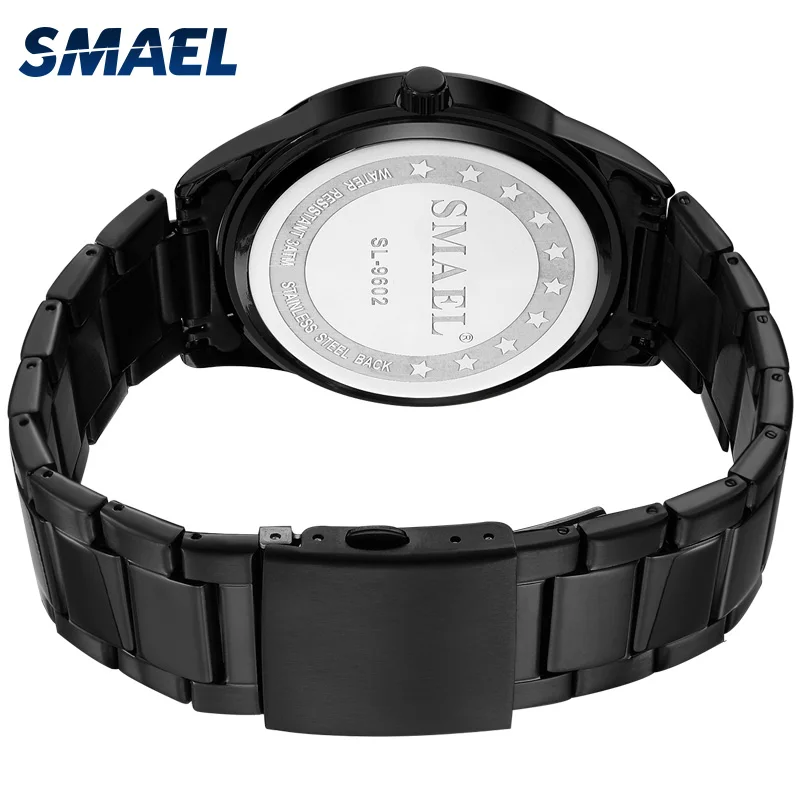 SMAEL Brand Fashion Men Luxury Quartz Wristwatches Military Watch Army Digital Clock Man Automatic 9602 Sport Watches Waterproo