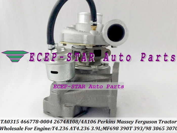 TA0315 466778 466778-5003S 466778-0004 2674A106 Turbo For Perkins MF698 For Massey Tractor 393 398 3065 3070 T4.236 AT4.236 3.9L